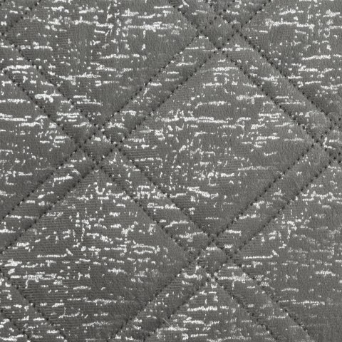 Glamouröse glänzende Tagesdecke 200X220 stahl