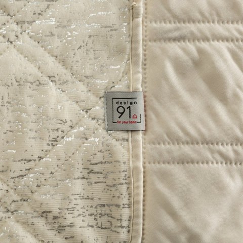 Glamouröse glänzende Tagesdecke 220X240 creme