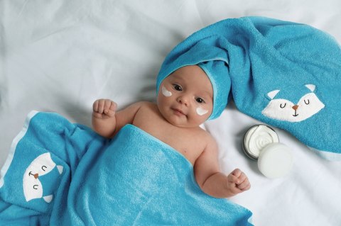 Handtuch Kinder BABY70 blau 70x140 450