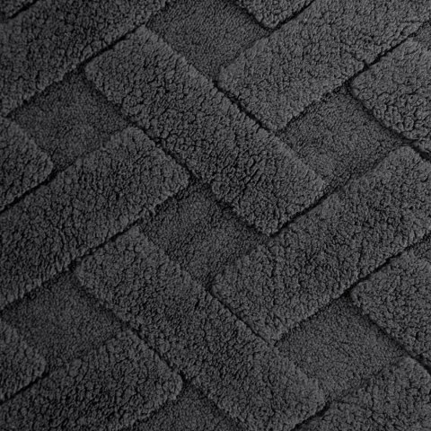 Kuschelweiche Decke CARO, moderne Steppung 170x210 stahl