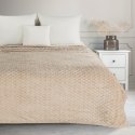 Kuscheldecke CINDY6 Karomustersteppung 170x210 beige