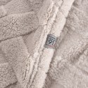 Kuschelweiche Decke CARO, moderne Steppung 150x200 beige