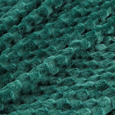 Kuscheldecke CINDY6 Karomustersteppung 150x200 dunkelgrün