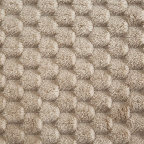 Kuscheldecke CINDY6 Karomustersteppung 200x220 beige