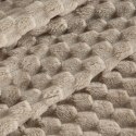 Kuscheldecke CINDY6 Karomustersteppung 200x220 beige