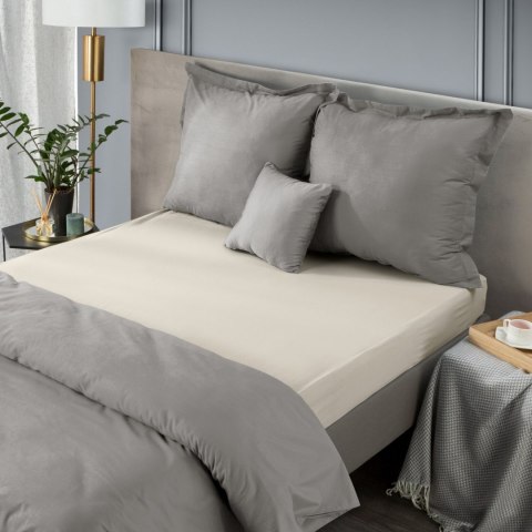 Jersey Betttuch beige 160x200 30 Baumwolle Gewicht: 125 G/M2