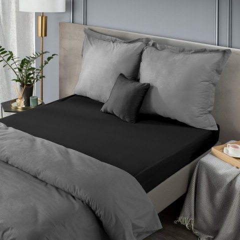 Jersey Betttuch schwarz 120x200 25 Baumwolle Gewicht: 125 G/M2