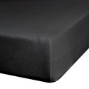 Jersey Betttuch schwarz 160x200 30 Baumwolle Gewicht: 125 G/M2