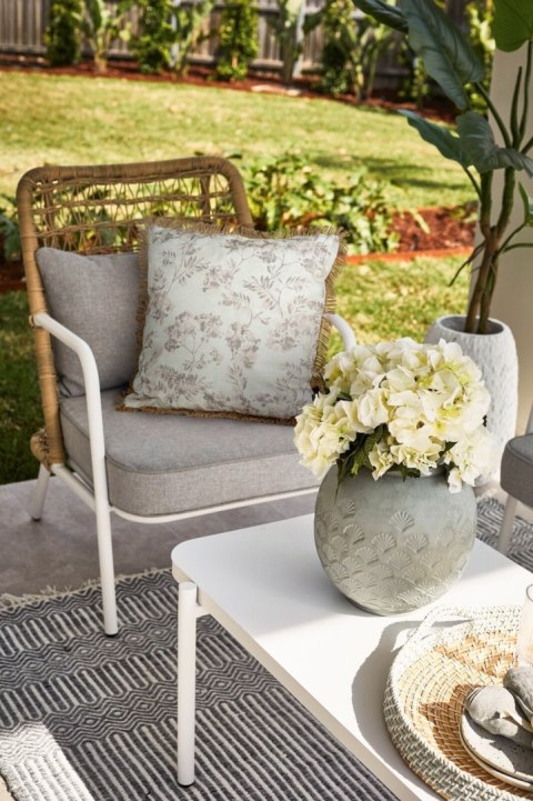 Kissenbezug Garten Wassefest Outdoor 21C 45X45 creme beige