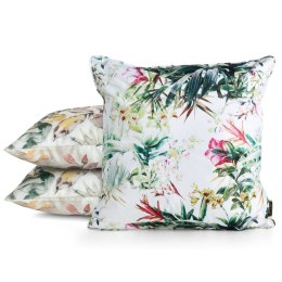 Kissenbezug Garten Wassefest Outdoor 31A 45X45 weiß grün