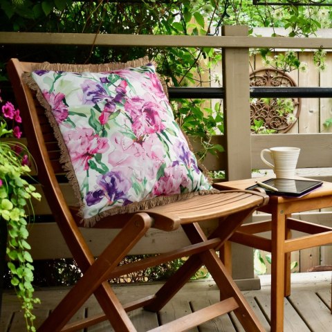 Kissenbezug Garten Wassefest Outdoor 34B 45X45 rosa lila