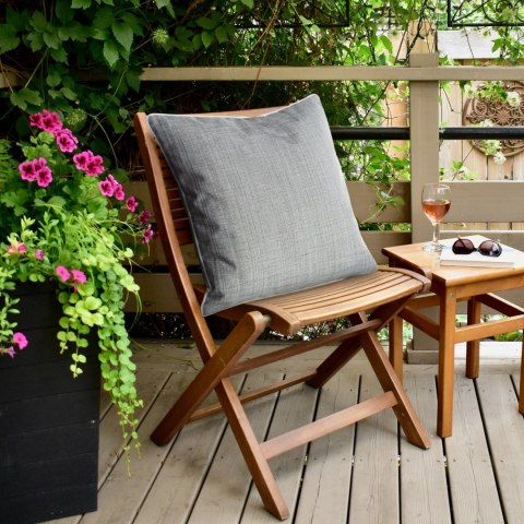 Kissenbezug Garten Wassefest Outdoor 3 rot 45x45