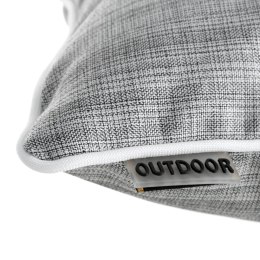 Kissenbezug Garten Wassefest Outdoor 3 silber 45x45