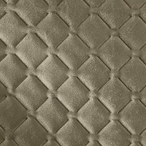 Samtdecke DIMON dunkelbeige 170x210 dunkelbeige