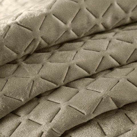 Samtdecke DIMON dunkelbeige 200x220 dunkelbeige
