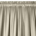 Samtvorhang ROSA beige 135x300 Kräuselband