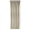 Samtvorhang ROSA beige 140x270 Kräuselband