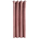 Samtvorhang ROSA dunkelrosa 140x250 Ösen