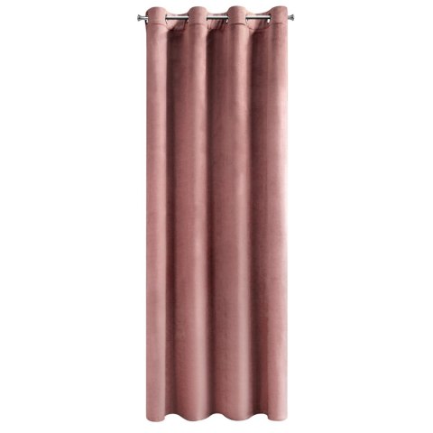 Samtvorhang ROSA dunkelrosa 140x250 Ösen