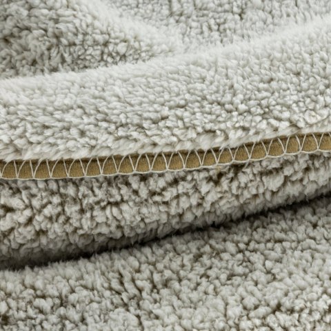 Kuschelweiche Wohnddecke KOALA beige weiß 150x200