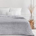 Kuschelweiche Wohnddecke KOALA stahl weiß 170x210