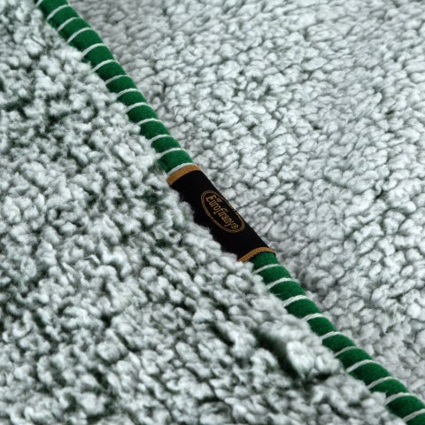 Kuschelweiche Wohnddecke KOALA grün weiß 150x200