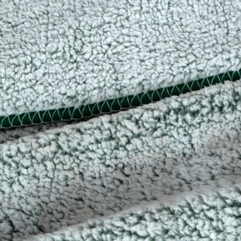 Kuschelweiche Wohnddecke KOALA grün weiß 170x210