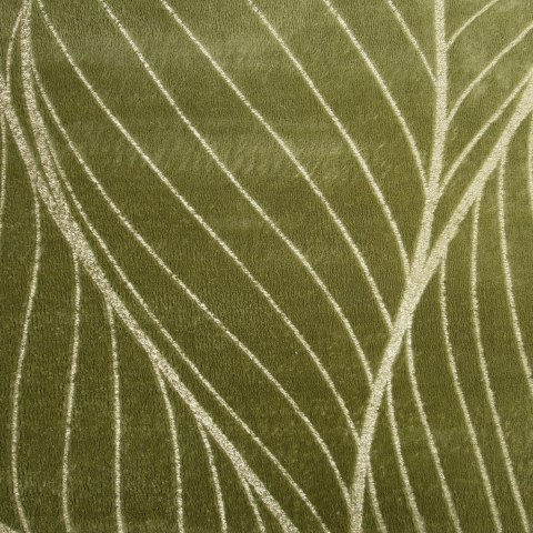 Prachtvolle Decke mit Muster LOTOS 4 150x200 olivengrün gold