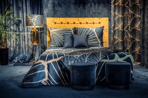 Limited Collection MUSA2 Decke 150x200 marine gold