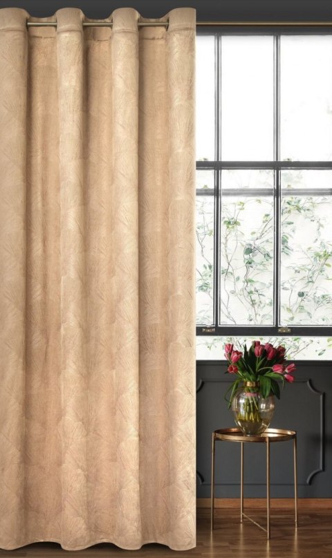 Pierre Vorhang GOJA 140x250 Ösen beige