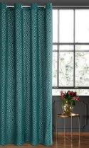 Pierre Vorhang INGA 140x250 Ösen dunkeltürkis