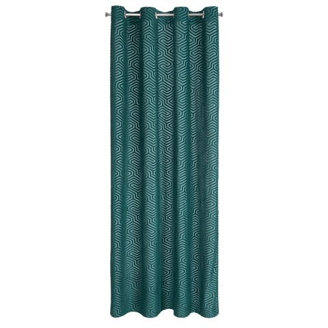 Pierre Vorhang INGA 140x250 Ösen dunkeltürkis
