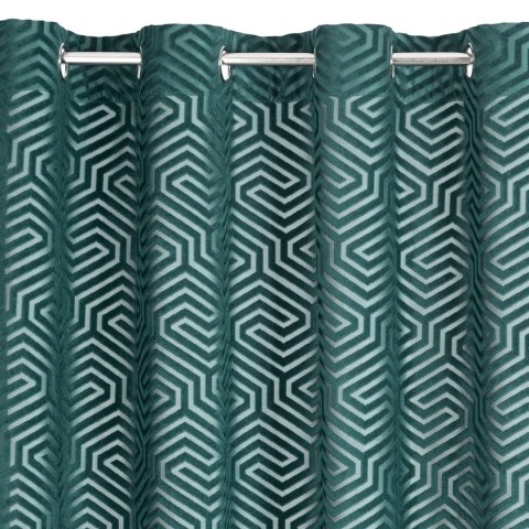 Pierre Vorhang INGA 140x250 Ösen dunkeltürkis