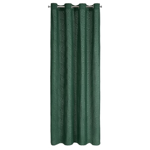 Pierre Vorhang INGA 140x250 Ösen dunkelgrün