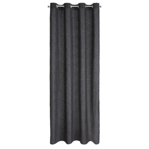 Pierre Vorhang INGA 140x250 Ösen schwarz