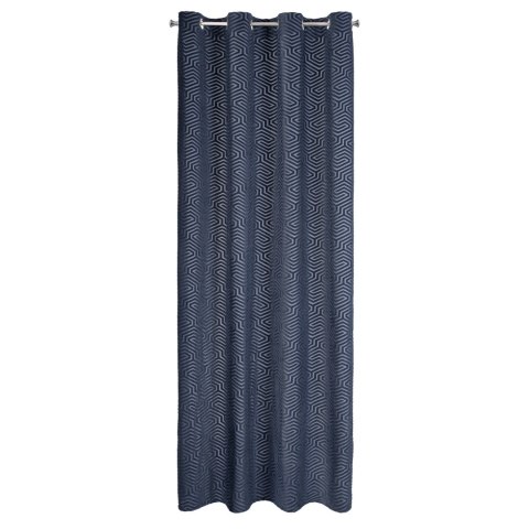 Pierre Vorhang INGA 140x250 Ösen marine