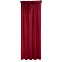 Pierre Vorhang SIBEL 140x270 Kräuselband dunkelrot