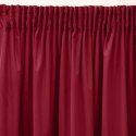 Pierre Vorhang SIBEL 140x270 Kräuselband dunkelrot