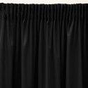Pierre Vorhang SIBEL 140x270 Kräuselband schwarz