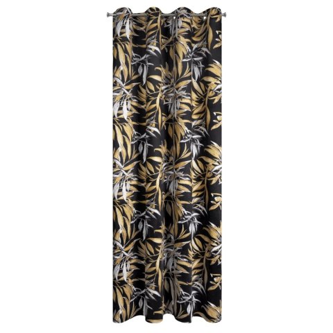 Pierre Vorhang ZOJA 140x250 P schwarz beige