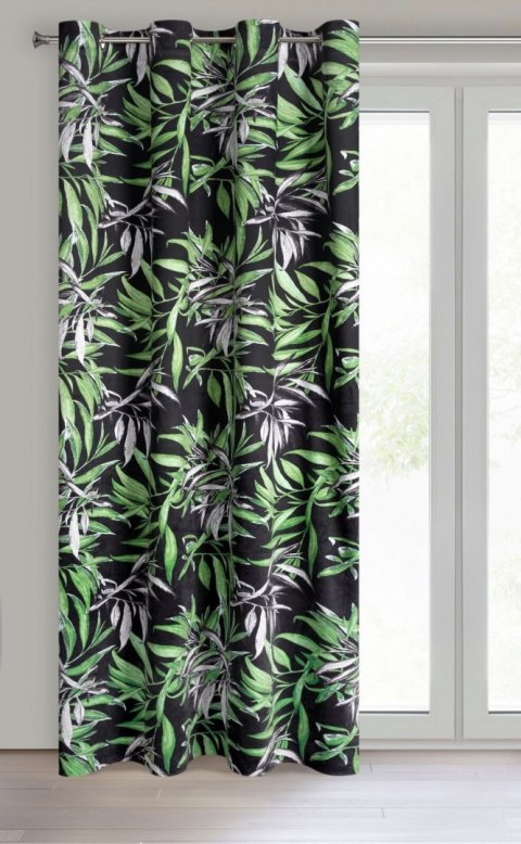 Pierre Vorhang ZOJA 140x250 P schwarz grün