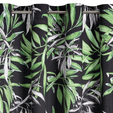 Pierre Vorhang ZOJA 140x250 P schwarz grün
