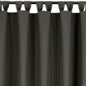 Outdoor Vorhang graphit 155x240 Schlaufen