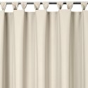 Outdoor Vorhang hellbeige 155x240 Schlaufen