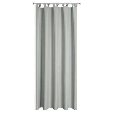 Outdoor Vorhang silber 155x200 Schlaufen