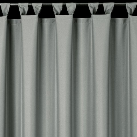Outdoor Vorhang silber 155x200 Schlaufen
