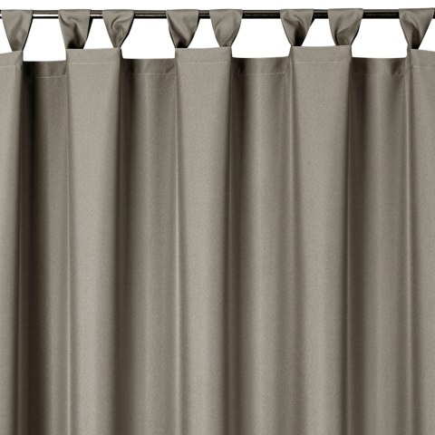 Outdoor Vorhang cappucino 155x240 Schlaufen