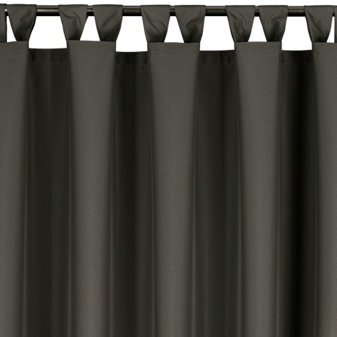 Outdoor Vorhang graphit 155x260 Schlaufen