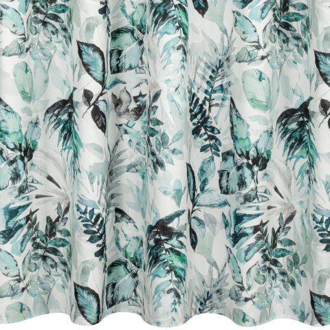 Outdoor Vorhang 2 weiß grün 155x220 Schlaufen