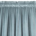 Samtvorhang ROSA hellblau 135x300 Kräuselband